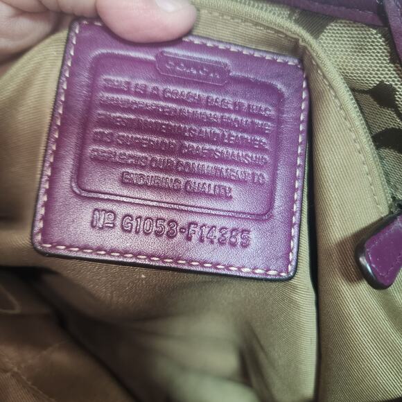 COACH EUC SIGNATURE BLEECKER TOTE BAG - Picture 6 of 7